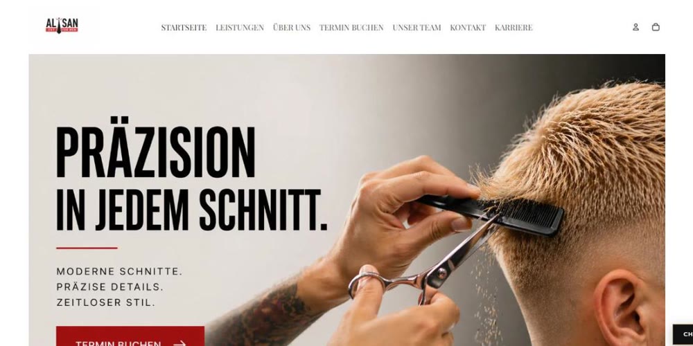 Alisan Cut For Men — Web Sitesi