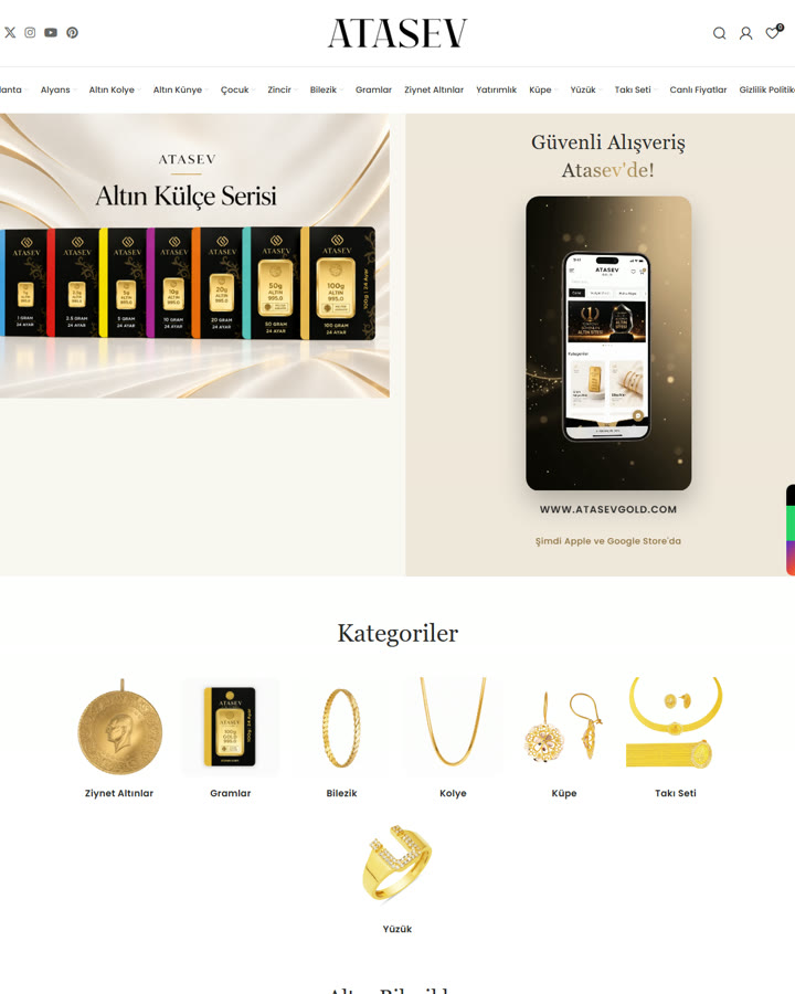 atasevgold.com anasayfası